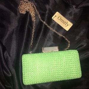 NWT VIBRANT GREEN OMELY BAG